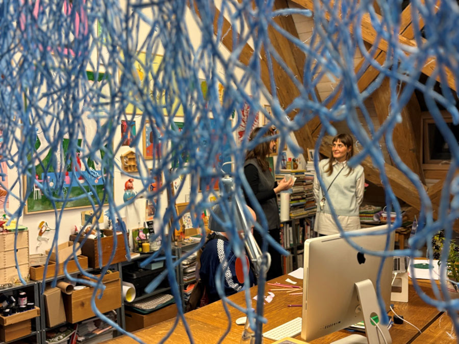 Im Atelier von Marie Doerfler