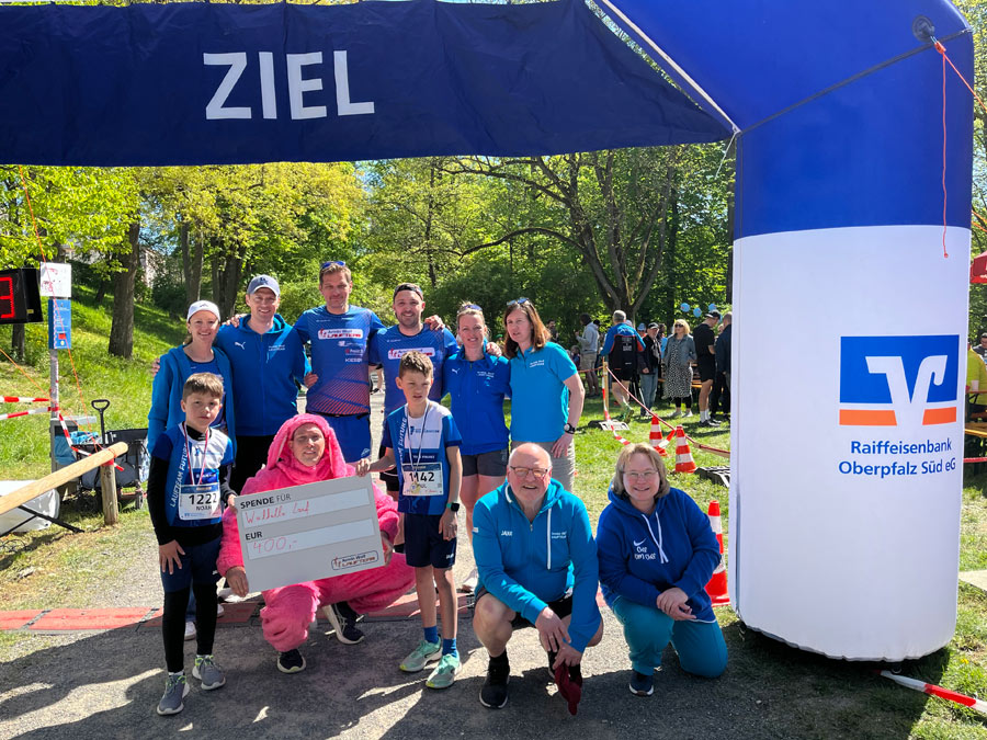 Das Armin Wolf Laufteam war stark vertreten beim Walhallalauf.