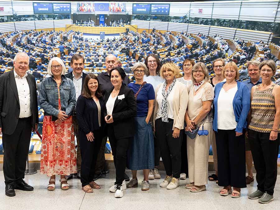 VKJF-Delegation mit EU-Politiker Markus Ferber im EU-Parlament