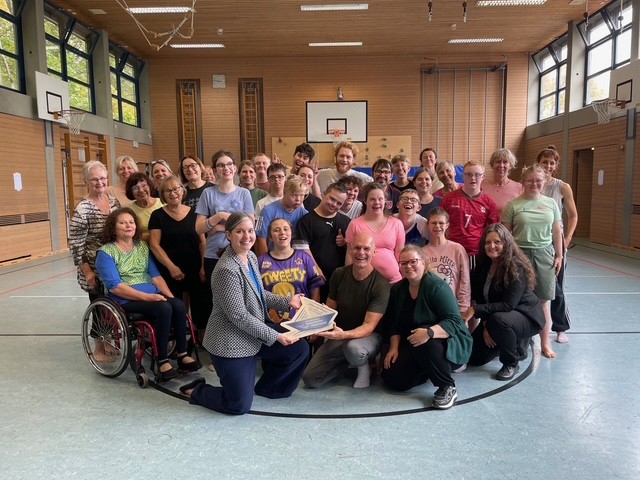 Schülerinnen und Schüler aus dem Bischof-Wittmann-Zentrum. (Foto: Olga Arnstein)