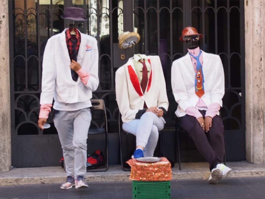 Drei Mannequins